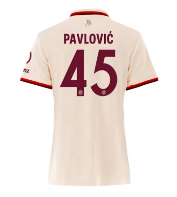 Bayern Munich Aleksandar Pavlovic #45 Replika Tredjetrøje Dame 2024-25 Kortærmet